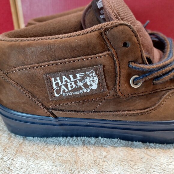 Vans Men's 8.5 Skate Half Cab Nick Michel Navy/Brown Suede VN0A5KYABF1 - Picture 8 of 13